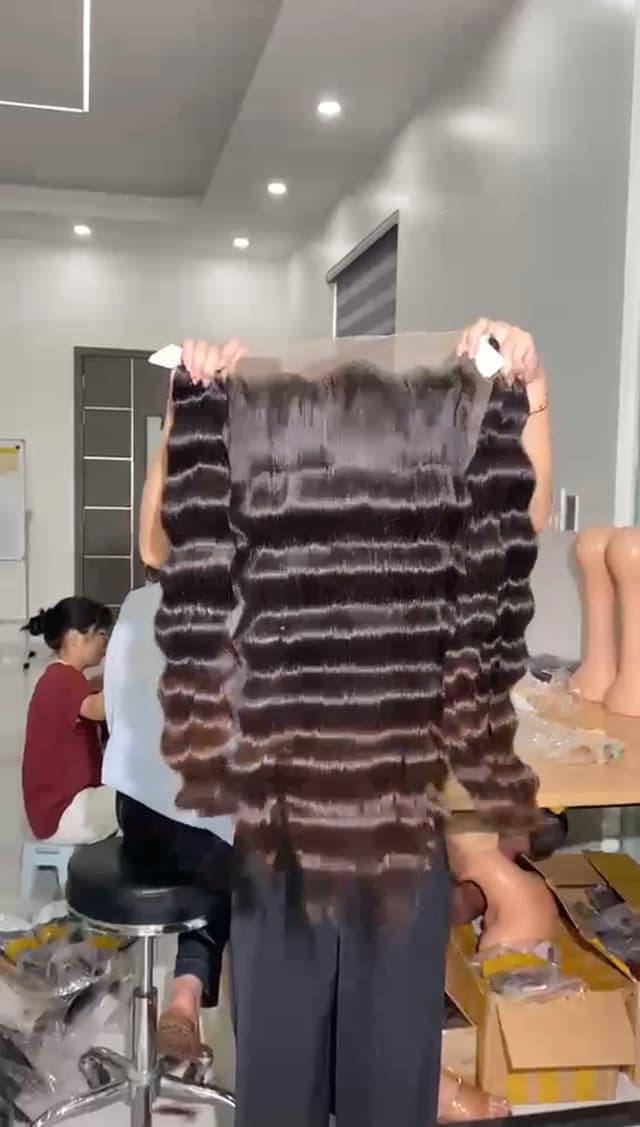 Deep wave human hair